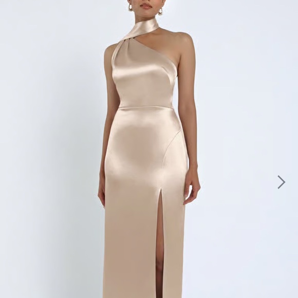 Jenny Yoo Dresses & Skirts - Jenny Yoo Hepburn - Pale Gold, Size 8